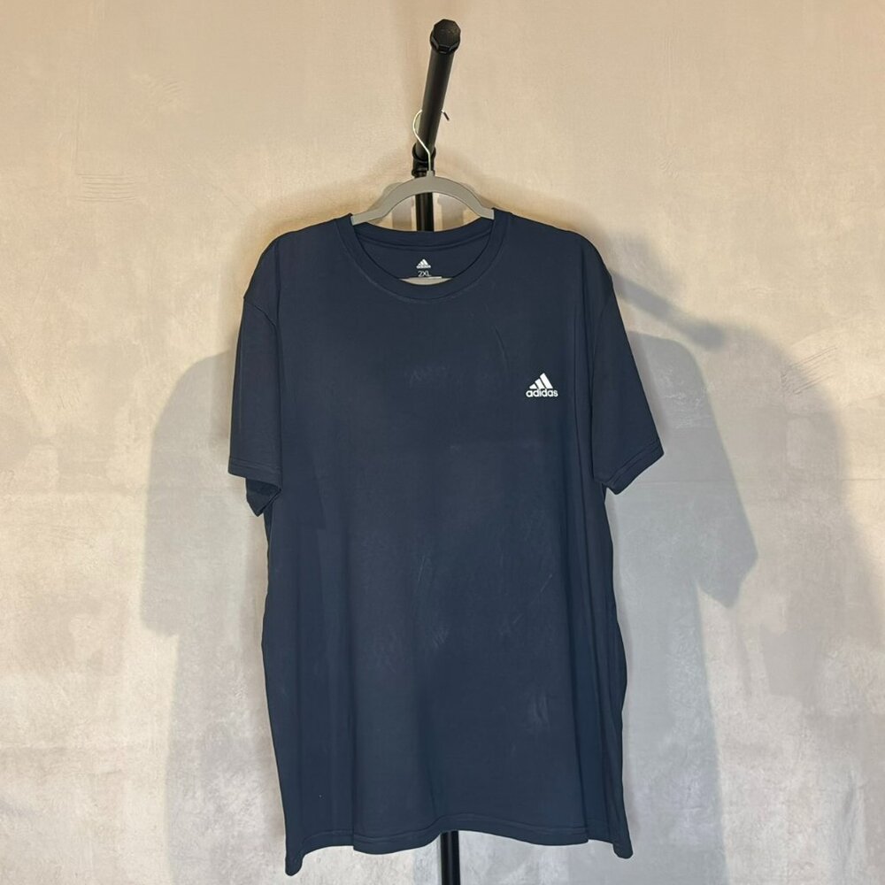 Adidas Golf T-Shirt | 2X | Gray-Teal | Classic Logo | Brand New